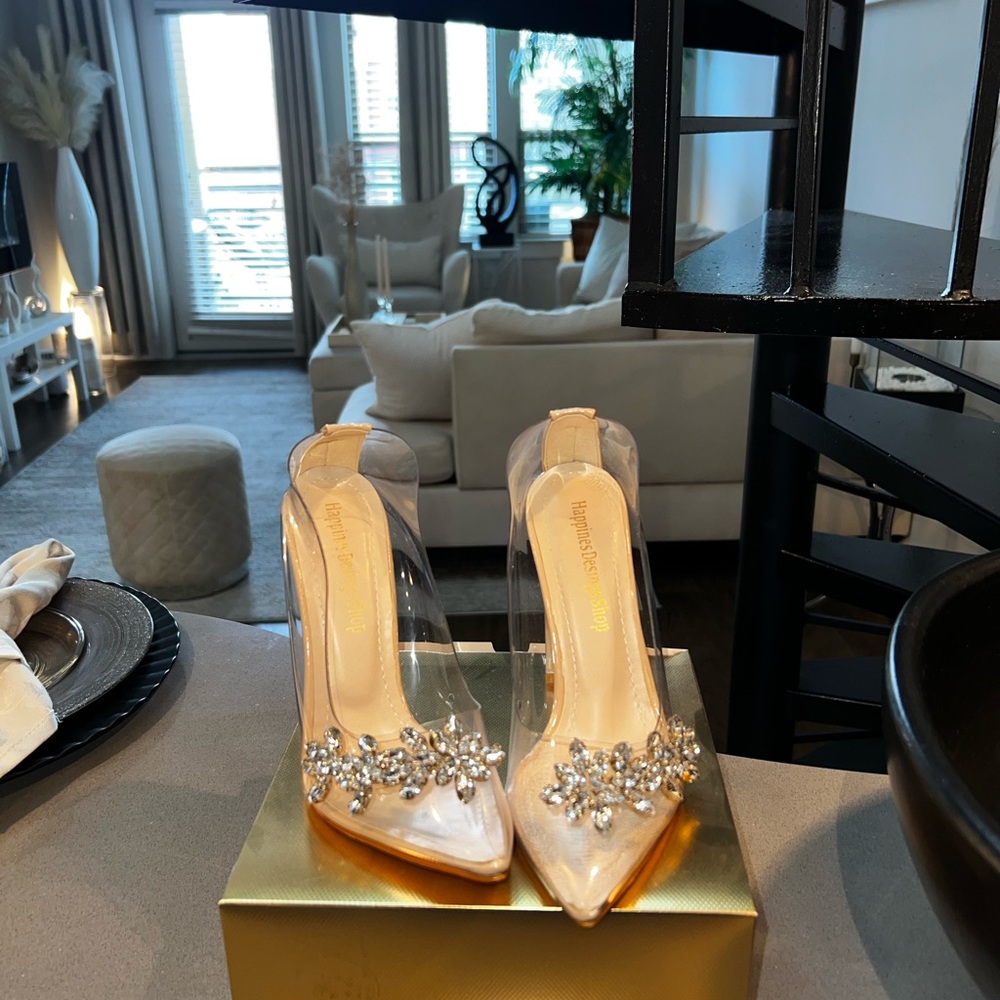 Jeweled Bridal Heel-Brand New; Never Worn